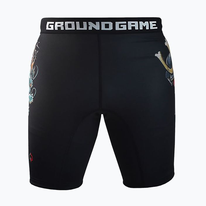Ground Game Vale Tudo Bushido 3.0 мъжки къси панталони за тренировка черен/мултицветен