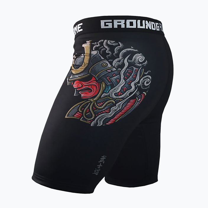 Ground Game Vale Tudo Bushido 3.0 мъжки къси панталони за тренировка черен/мултицветен 4
