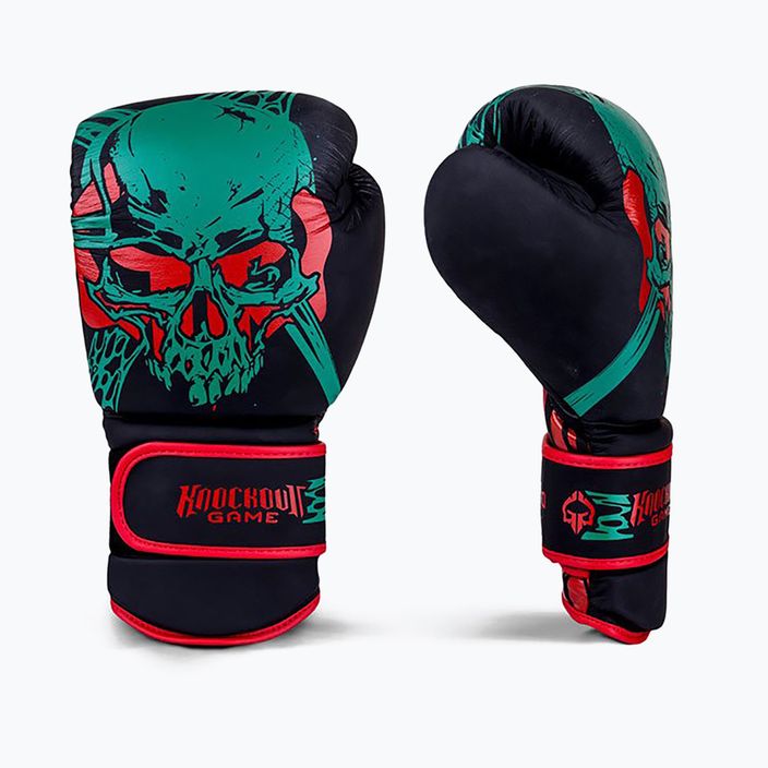 GroundGame Токсични боксови ръкавици черни 21BOXGLOTOX10 2