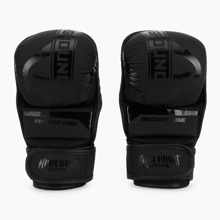 Ground Game MMA ръкавици за спаринг MMA Stripe Black 21MMASPARGLOSTRBL