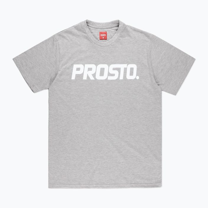 PROSTO Classic XXII сива мъжка тениска KL222MTEE1072