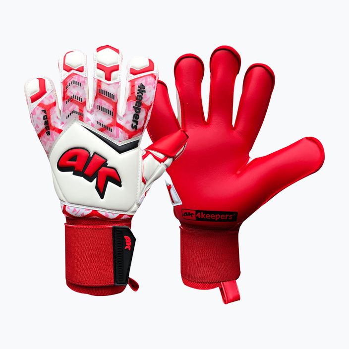 4Keepers Force V 4.20 HB вратарски ръкавици червено и бяло 4KEEPERS-4342 4