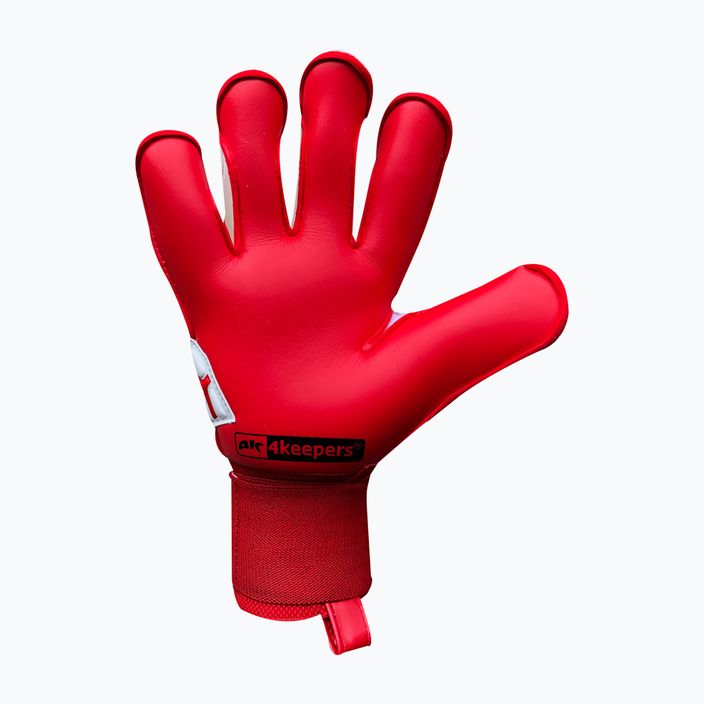 4Keepers Force V 4.20 HB вратарски ръкавици червено и бяло 4KEEPERS-4342 6