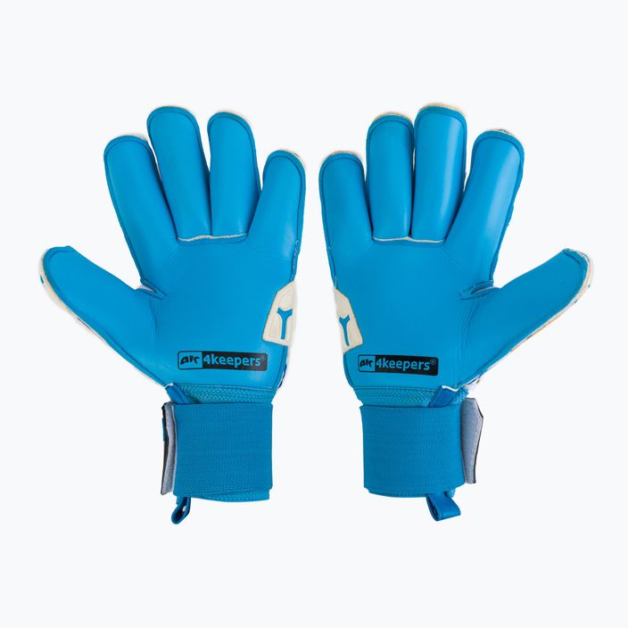 4Keepers Force V-1.20 Rf вратарски ръкавици синьо и бяло 2