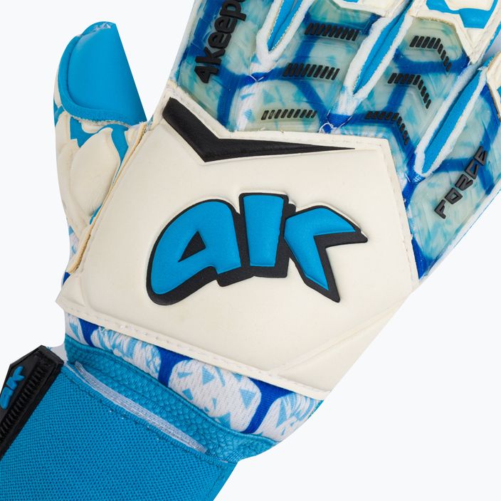 4Keepers Force V-1.20 Rf вратарски ръкавици синьо и бяло 3
