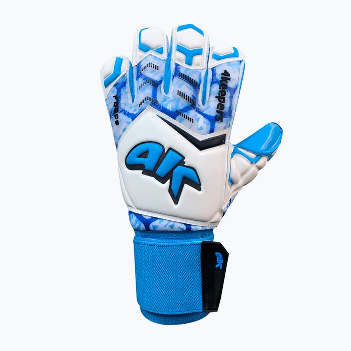 4Keepers Force V-1.20 Rf вратарски ръкавици синьо и бяло 4