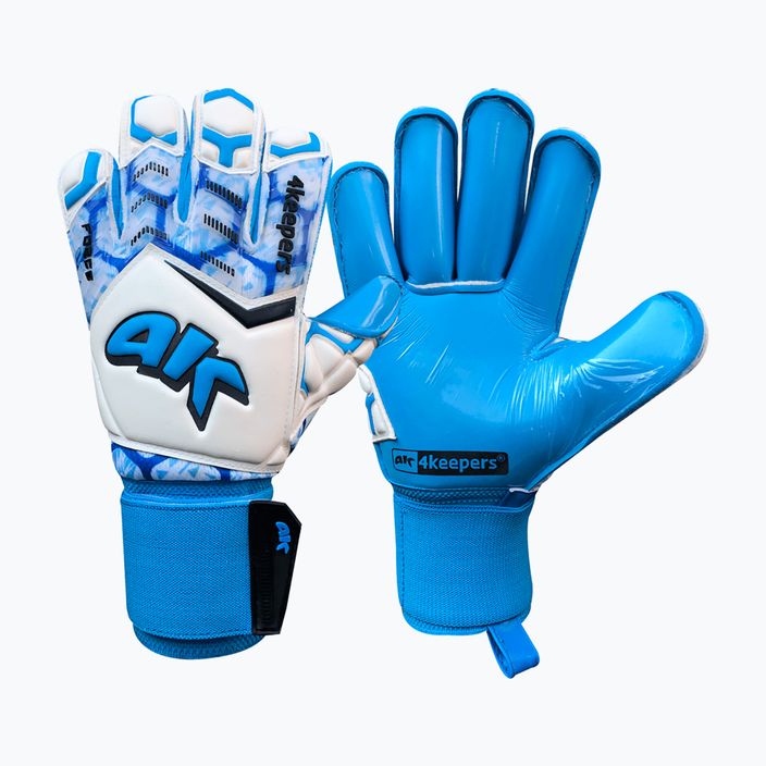 4Keepers Force V-1.20 Rf вратарски ръкавици синьо и бяло 6
