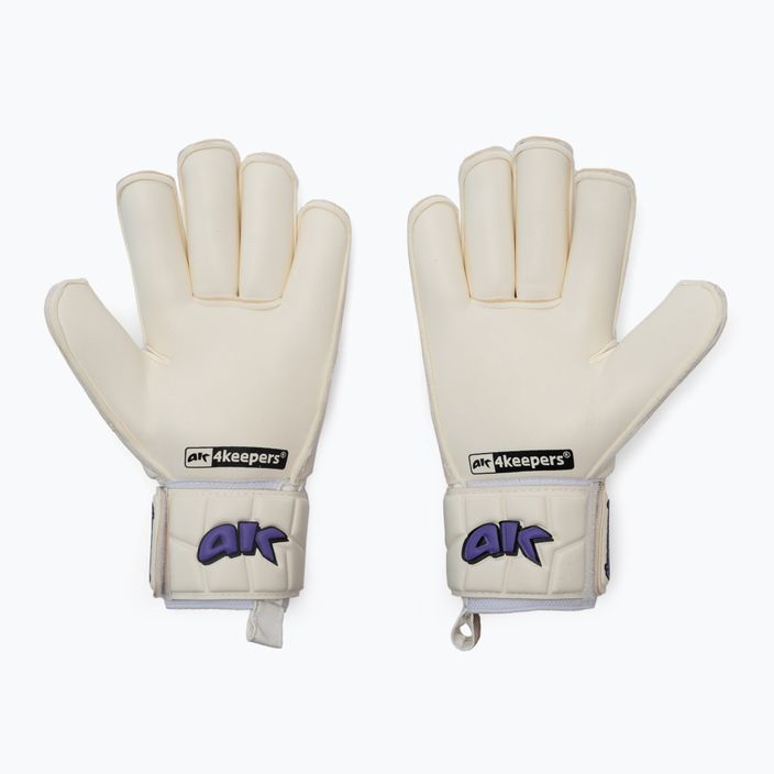 4Keepers Champ Purple V Rf бели и лилави вратарски ръкавици 2