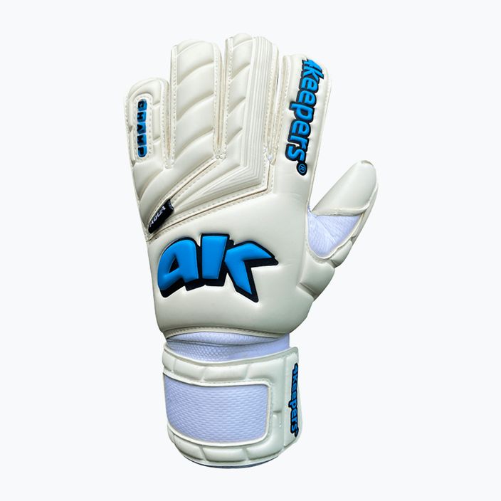 4Keepers Champ Aqua V Rf вратарски ръкавици в бяло и синьо 4