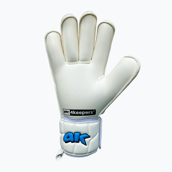 4Keepers Champ Aqua V Rf вратарски ръкавици в бяло и синьо 5