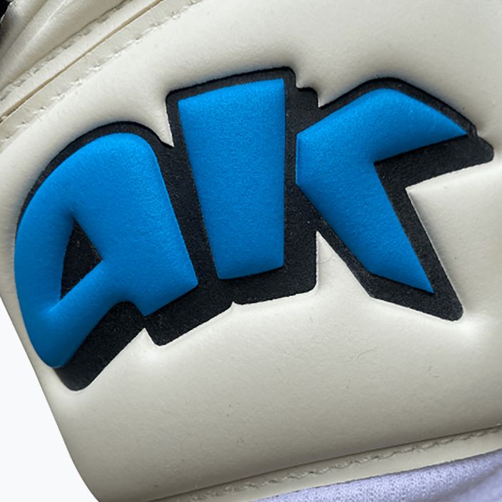 4Keepers Champ Aqua V Nc вратарски ръкавици в бяло и синьо 8