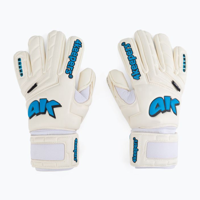 4Keepers Champ Aqua V Nc вратарски ръкавици в бяло и синьо