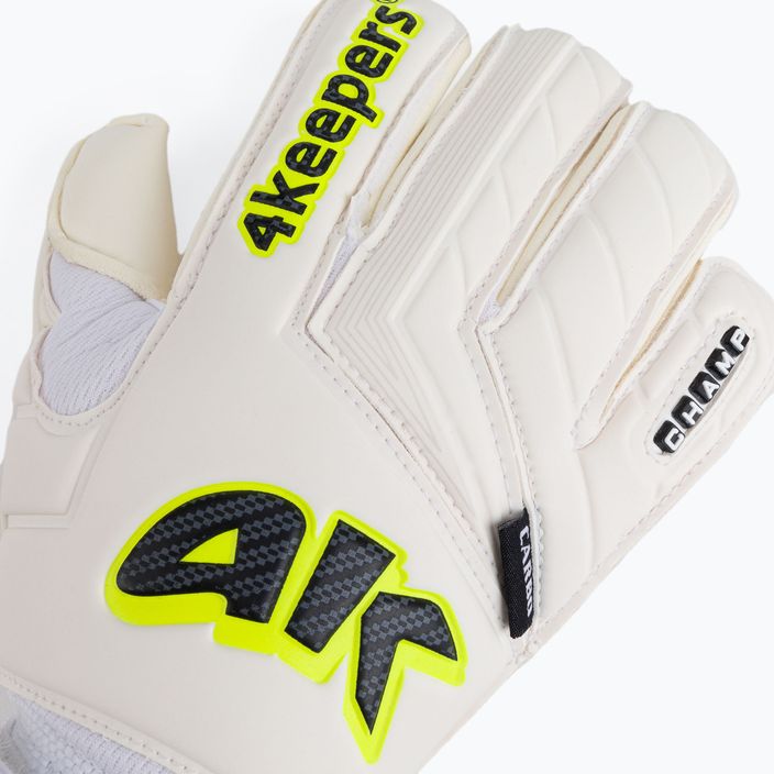 4Keepers Champ Carbo V RF Strap вратарски ръкавици бели 3