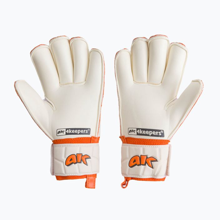 Детски вратарски ръкавици 4Keepers Champ Training V Rf бяло/оранжево 2