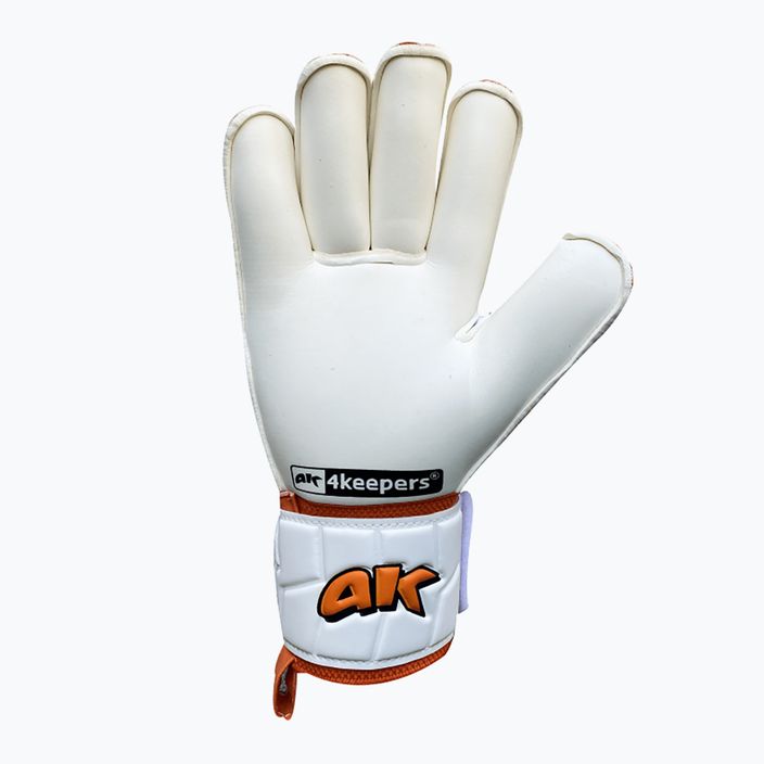 Детски вратарски ръкавици 4Keepers Champ Training V Rf бяло/оранжево 5