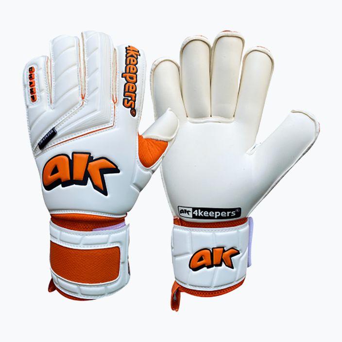 Детски вратарски ръкавици 4Keepers Champ Training V Rf бяло/оранжево 6