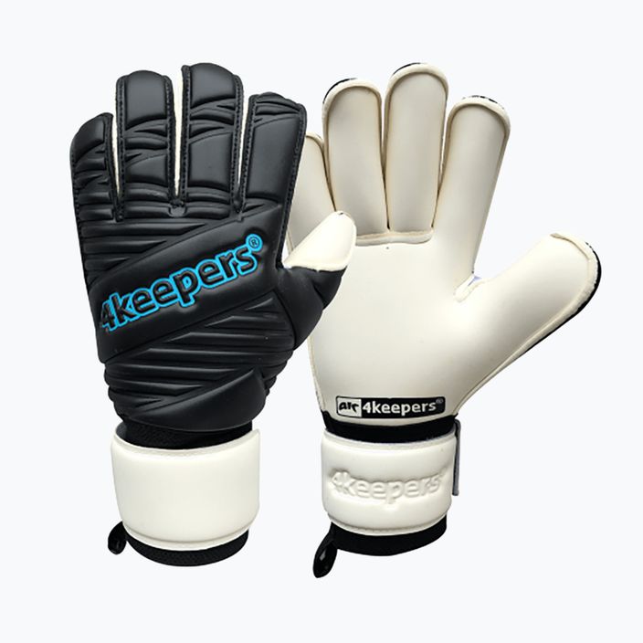 4Keepers Retro IV RF вратарски ръкавици черно-бели 4KRETROBLRF 6