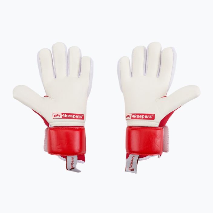 4Keepers Equip Poland Nc вратарски ръкавици в бяло и червено EQUIPPONC 2