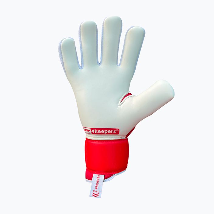 4Keepers Equip Poland Nc вратарски ръкавици в бяло и червено EQUIPPONC 5