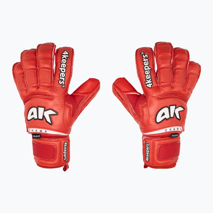 4Keepers Champ Colour Red VI вратарски ръкавици червени