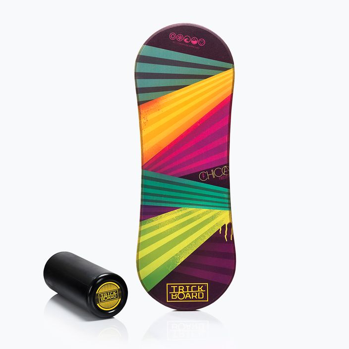 Trickboard Classic Chica цветна дъска за балансиране с ролка TB-17193 6