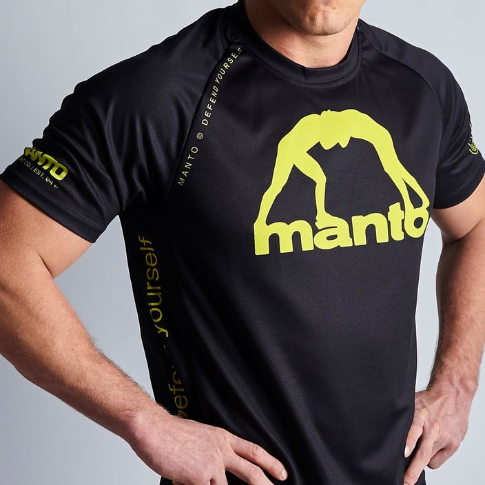 Мъжка тренировъчна тениска MANTO Alpha black MNR496_BLK_2S 9