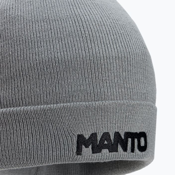 MANTO Логотип 21 шапка сива MNC465_MEL_9UN 3