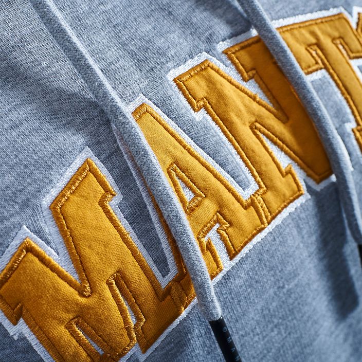 Мъжка блуза с качулка MANTO Varsity сива MNH479_MEL/YEL 4