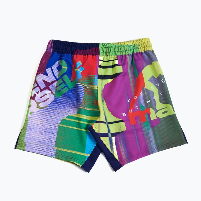 Мъжки къси панталони MANTO Neon Abstract multicolour 2
