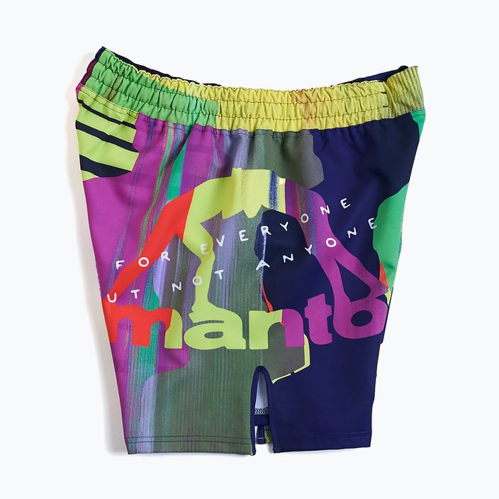 Мъжки къси панталони MANTO Neon Abstract multicolour 3