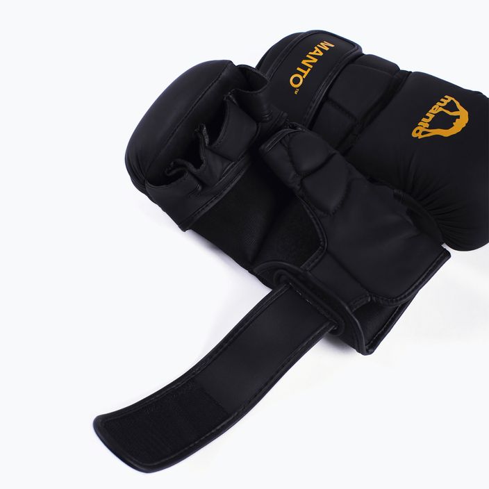 MANTO Основни черни ръкавици за ММА 3