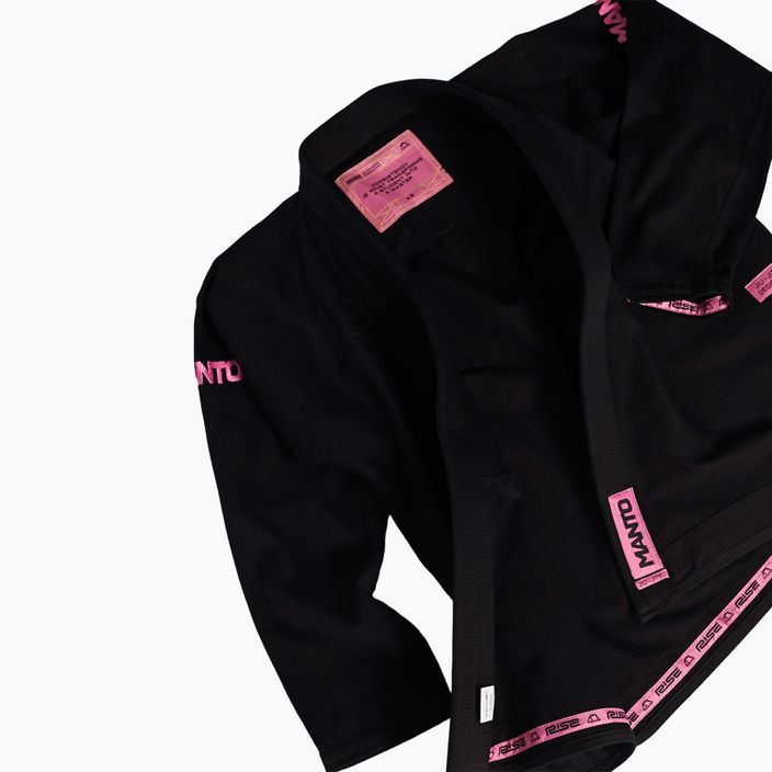 GI за бразилско жиу-житцу MANTO Rise 2.0 black/pink 2