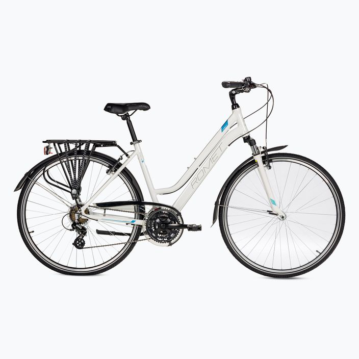 Дамски велосипед за трекинг Romet Gazela 1 white 2228457 2
