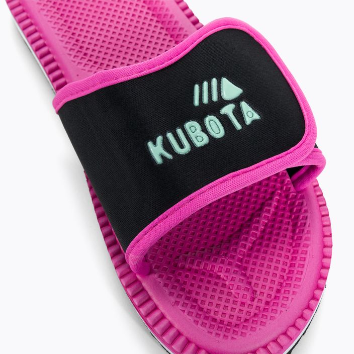Джапанки Kubota с велкро в пурпурен цвят KKRZ22 7