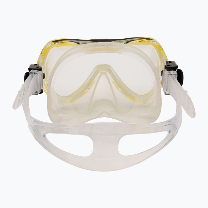 AQUA-SPEED детски комплект за гмуркане Enzo + Evo маска + шнорхел жълт 604 5
