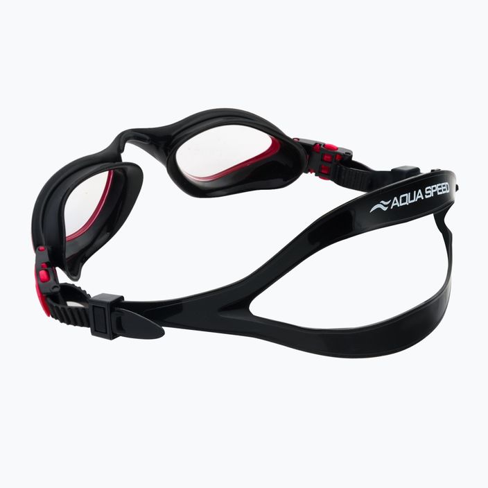 Очила за плуване AQUA-SPEED Flex червени/черни/светли 6663-31 4