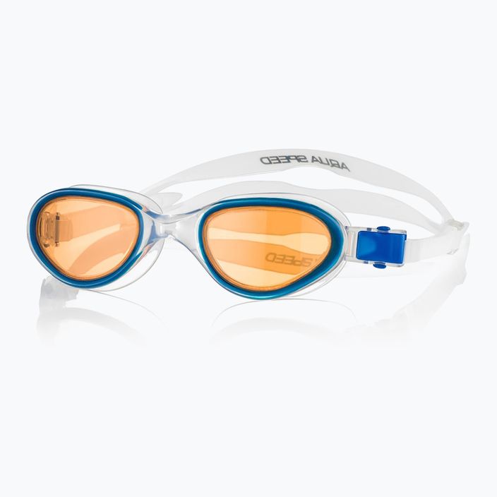 AQUA-SPEED X-Pro сини/оранжеви очила за плуване 6667-14 6