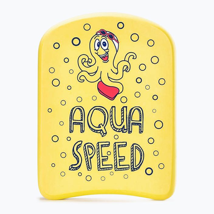 Детска дъска за плуване AQUA-SPEED Kiddie Octopus жълта 6897