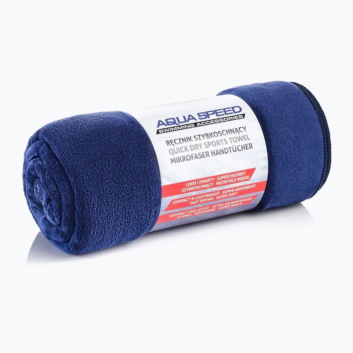 Хавлиена кърпа за бързо сушене AQUA-SPEED Dry Soft тъмносиня 156 5