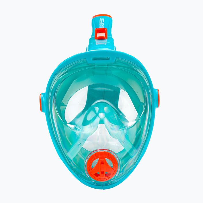 Целолицева маска за гмуркане с шнорхел AQUA-SPEED Spectra 2.0 Kid turquoise 248 2