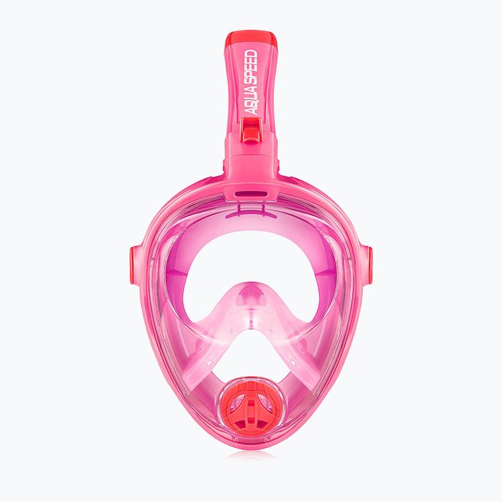 AQUA-SPEED Spectra 2.0 Детска маска за шнорхел с цяло лице, розова 7085 2