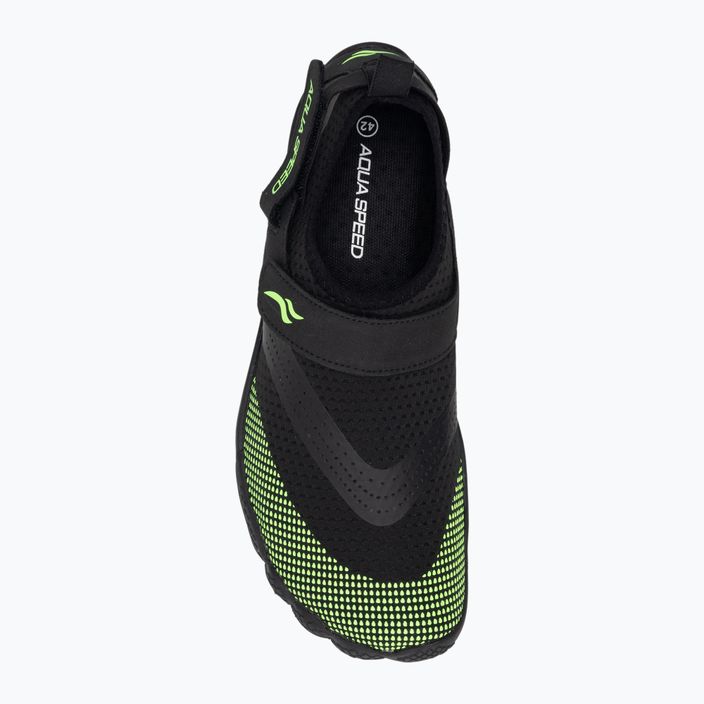 Аква обувки AQUA-SPEED Agama черен-зелен 638 6