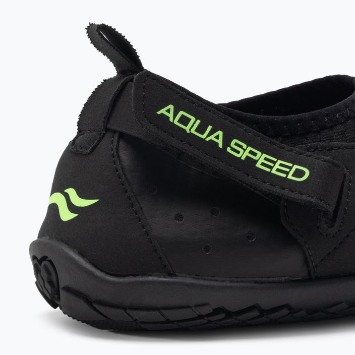 Аква обувки AQUA-SPEED Agama черен-зелен 638 7