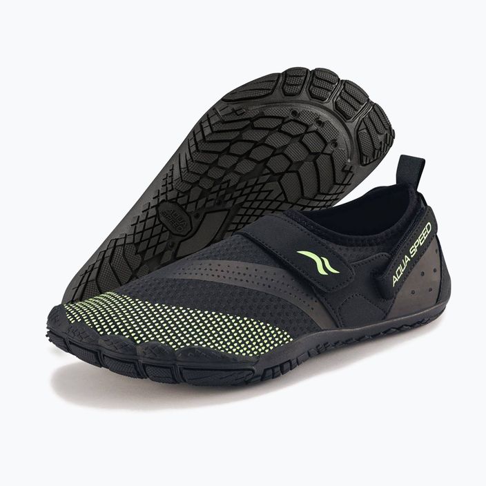 Аква обувки AQUA-SPEED Agama черен-зелен 638 11