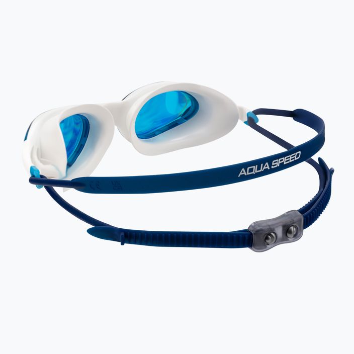 Очила за плуване AQUA-SPEED Vortex Mirror бели/сини 8882-51 5