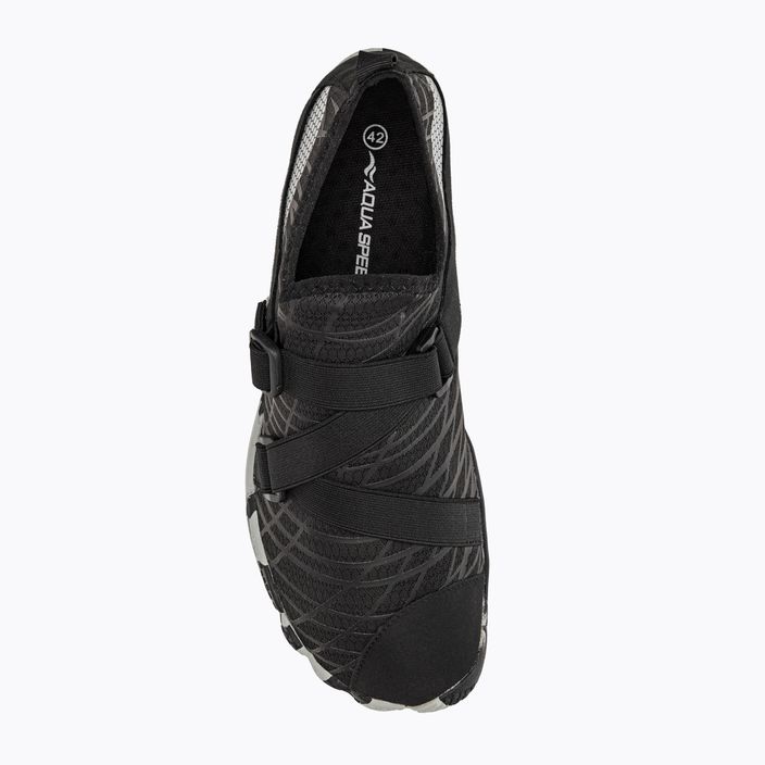 Водолазни обувки AQUA-SPEED Tortuga в черно и бяло 635 6