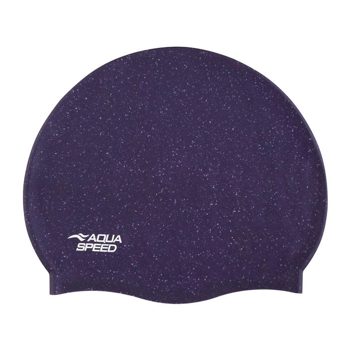 AQUA-SPEED Reco лилава шапка за плуване 2