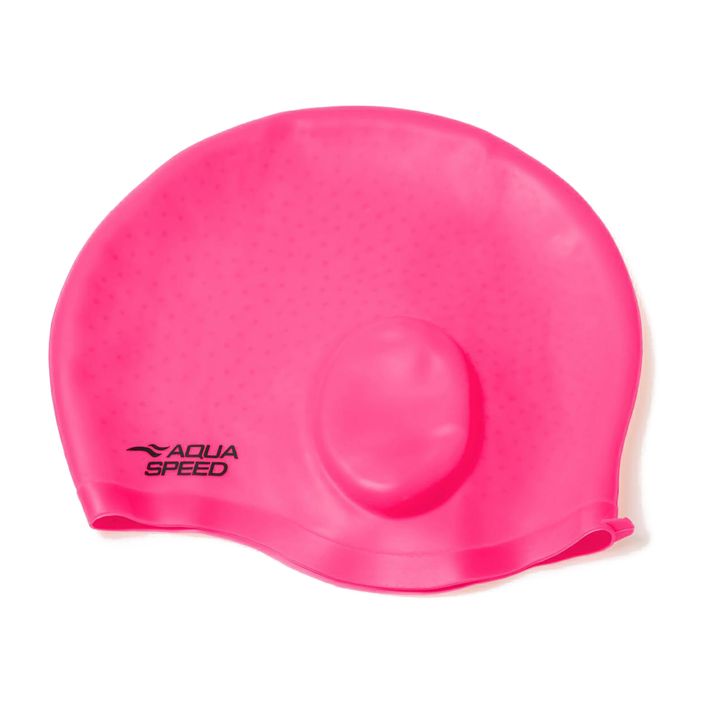 AQUA-SPEED Шапка за плуване Шапка за уши Comfort Pink 2