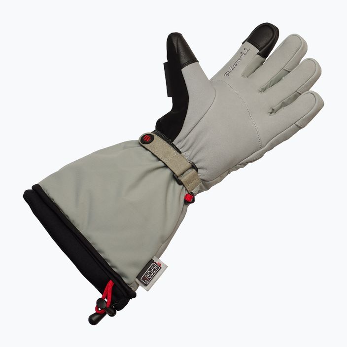 Glovii GS8 сиви отопляеми ски ръкавици 3