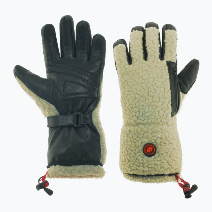Glovii GS3 бежови отопляеми ръкавици 2